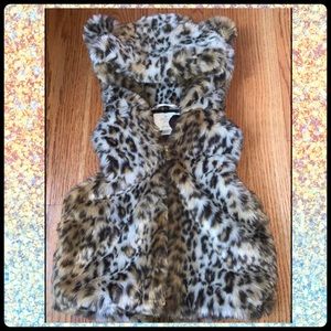 Kate Spade Faux Fur Vest Girl’s 5T